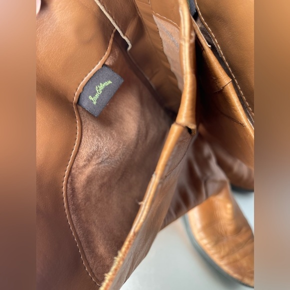 Sam Edelman Tall Penny Equestrian Riding Boots Size 9M Whiskey Tan Leather - Picture 7 of 7